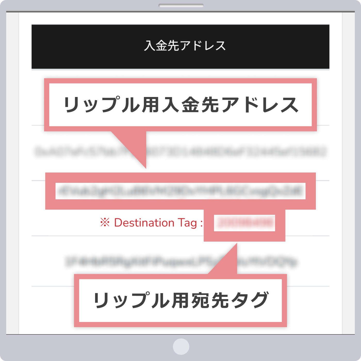 宛先タグ